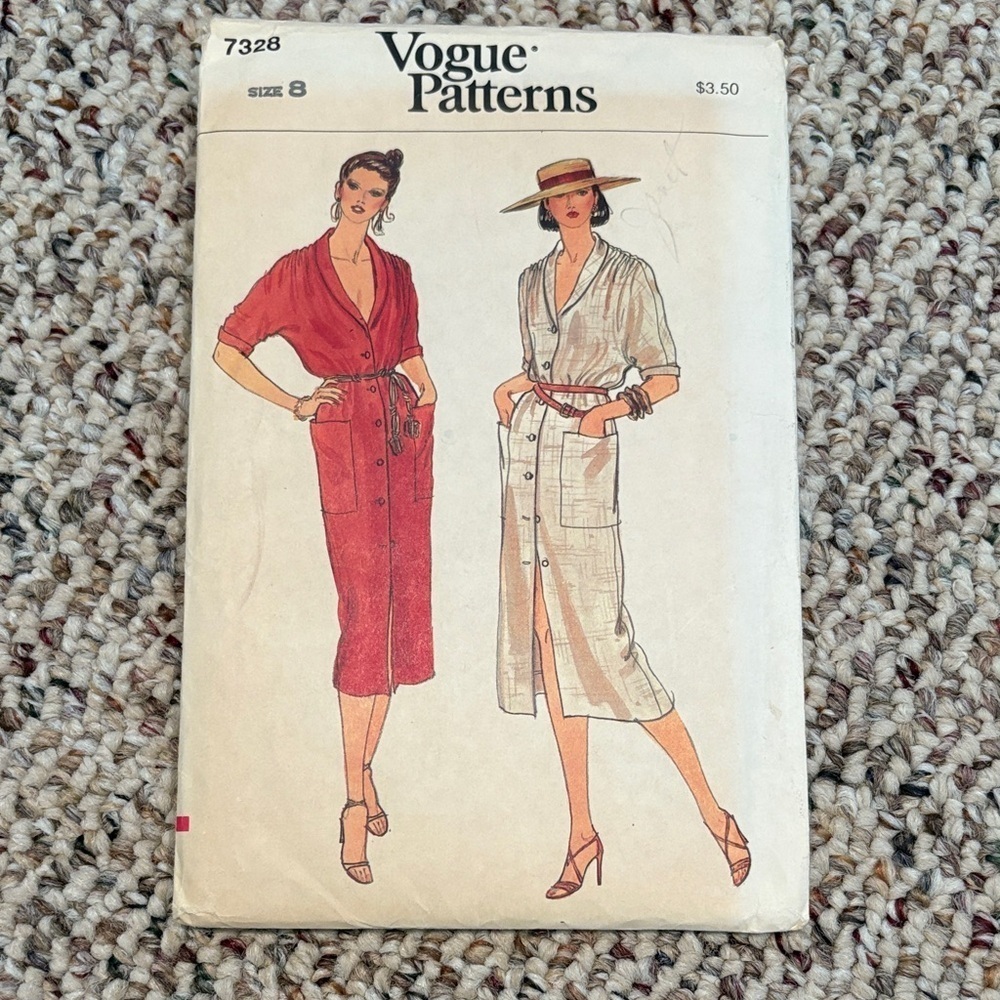 Vogue Pattern 7328 Dress Designs